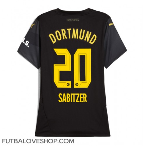 Dres Borussia Dortmund Marcel Sabitzer #20 Preč pre Ženy 2024-25 Krátky Rukáv